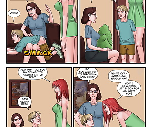 komiksy marzenia bajki dziedziniec Praca 18, threesome , incest 