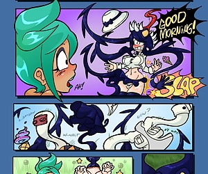 漫画 skullgirls, rape , tentacles 
