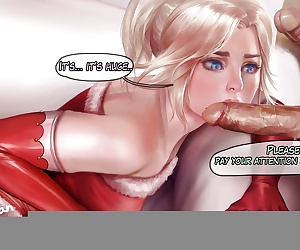 truyện tranh mercys Giáng sinh bữa tiệc phần 2, gangbang , 3d 