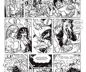 histórias em quadrinhos lolita obter fora de o classe, threesome , anal 