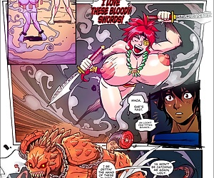 कॉमिक्स मन दुनिया 12 में के लाल threesome