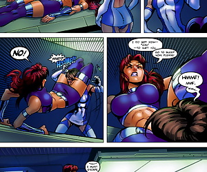  comics Breakout 1 - Starfire, yuri , superheroes  lesbian