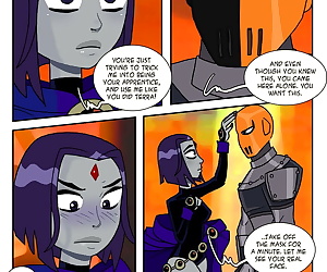 comics Raven And Slade, ahegao , superheroes 