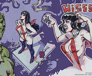  comics Vampirella In Swamp Whomp, vampire  rape