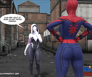 english comics Mega Parodies Comics Collection Spider.., gwen stacy , 3d , english 