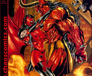  comics Purgatori, lady death , demon 