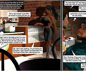  comics Big Girl Lost Regine and Truman Ebony-.., 3d , hardcore  interracical