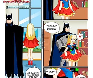 comics batman X supergirl Sex super held Mädchen