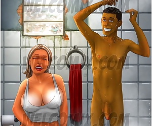  comics Brazilian Slumdogs 2- Sharing Bathroom, blowjob , incest  big-cock