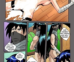  comics Hentai Key- Hells Ninja, big boobs  monster
