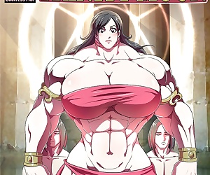 manga giantess fan déesse de l' trinity.., transformation  big boobs