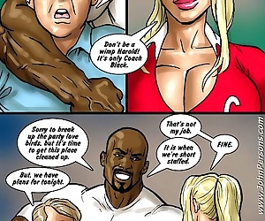  comics 2 Hot Blondes Bet On Big Black Cocks, blowjob , anal 
