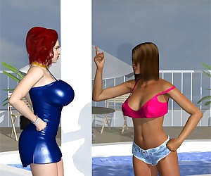 comics mctek sororité les mises à niveau 3, big boobs  transformation