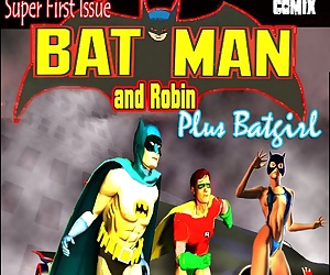 fumetti batman e Robin 1, 3d , big boobs 