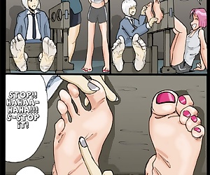 manga chatouiller – la torture Académie 3, bondage , bdsm  lesbian