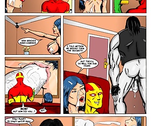  comics Valentines Surprise, threesome , superheroes 