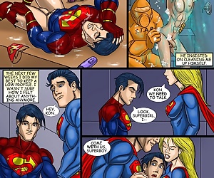  comics Superboy, threesome , yaoi  superheroes