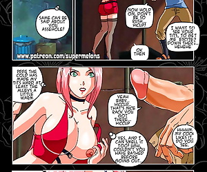 comics Callejón puta Sakura Parte 2, cheating  anal