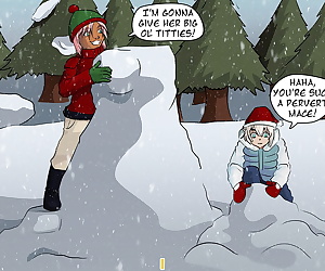 histórias em quadrinhos Krystal frostys inverno país das maravilhas threesome