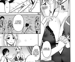 英语漫画 yoiko 没有 gohoubi 一个 货物 男孩 礼物, group , lingerie  schoolgirl
